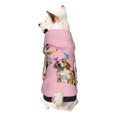 Hunde-Kapuzenpullover, stilvolle Hundekleidung, bedruckt, Haustierkleidung, Streetwear, Sweatshirt, Trainingsanzüge, Outfit für Hunde, Welpen, Größe XS, Aufdruck Französische Bulldogge von UUYHHGB